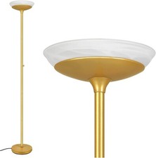 Torchiere Floor Lamp 24W Super Bright LED Standing Lamp 3000K Stepless Dimmable
