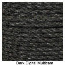 Dark Digital Multi Camo Paracord 100 Foot 550 lb 7 Strand Camping Survival Rope