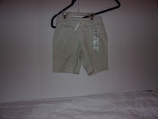 Old Navy: Boys XS 5T White Gray, Shorts With Draw Strings / NWT