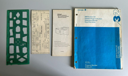 IBM System 32 Reference Manual 5725 UTI First Edition January 1975 & template