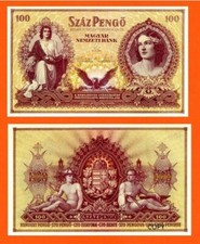 HUNGARY 100 PENGO 1943 *  Copy