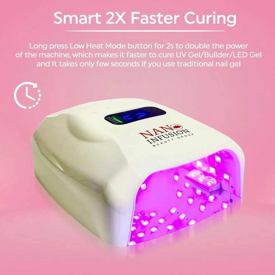 96 W Wireless Plasma LED NON UV Nail Lamp Nail Dryer - Image 4 of 4