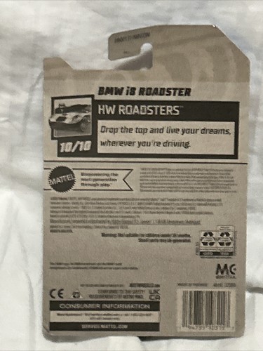 2023 hot wheels BMW 18 roadster Black 10/10 Brand New NICE Collector Edition - Picture 3 of 4