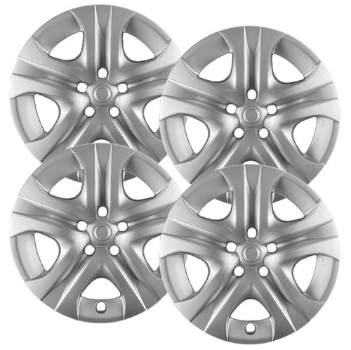 Set of (4) 17" Silver 5 Spoke Hubcap Replacement, fits 2013-2018 Toyota Rav4 LE - Picture 1 of 6