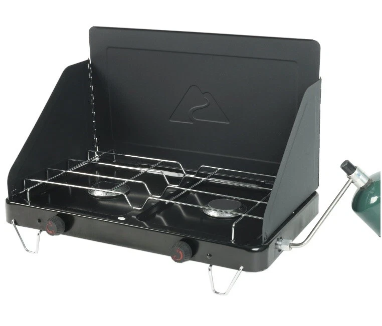 Ozark Trail Estufa de Campamento de 2 Quemadores Equipo de Exterior Estufa Portátil Camping NUEVO Foto 2 de 3