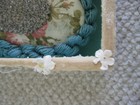 One of Kind Shadow Box Art from Stacey Bear - Paper Bird Silver Glitter Heart — photo 4