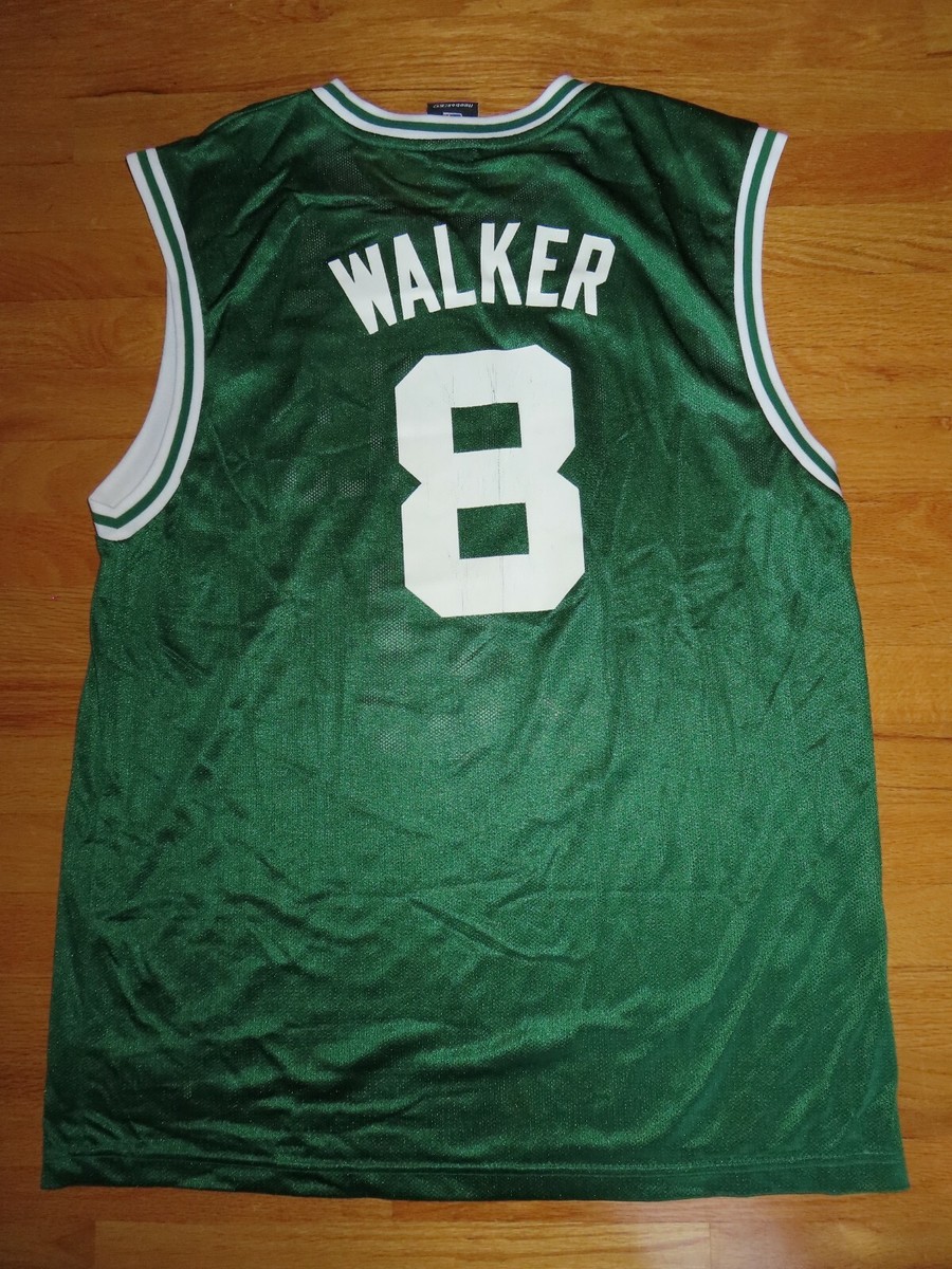 Reebok ANTOINE WALKER No. 8 BOSTON CELTICS (Size LG) Jersey GREEN