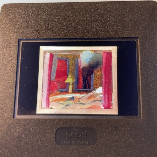 Howard Hodgkin “interior With Figures” British Modern Art 35mm Slide - Picture 3 of 3