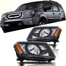 Headlights Assembly For Honda Pilot 2009-2011 Headlamps Leftright Side Halogen Headlights Assembly For Honda Pilot 2009-2011 Headlamps Leftright Side Halogen