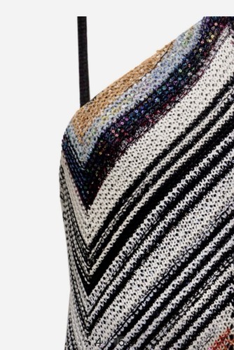 Missoni Zig Zag Knit Sequin Halter Dress - Picture 5 of 8