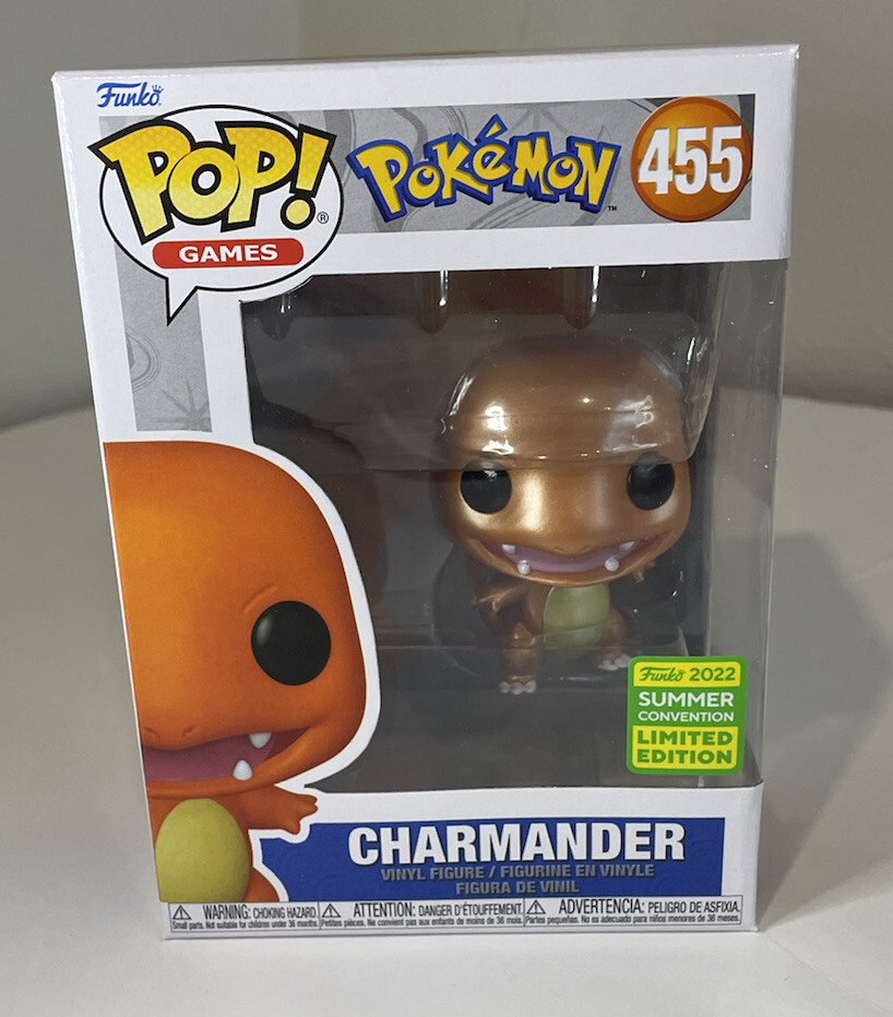 En Oferta Funko Pop! Juegos - Pokemon Charmander Metallic #455 Convención De Verano 2022