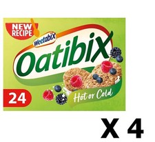 PACK OF 4 X Weetabix Oatibix Cereal 24s 576g