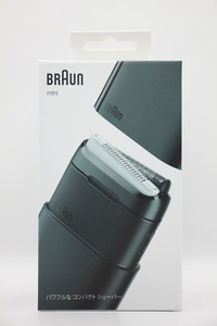 Braun Mobile Shaver Mini M-1000 Black for Men – Portable Electric Razor