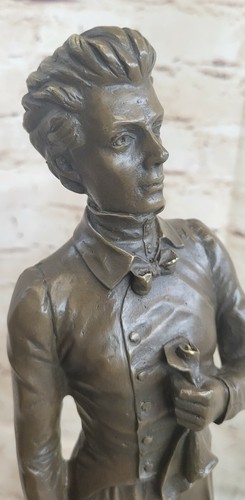 GENERAL ANDREW JACKSON HERO WAR 1812 BRONZE STATUE BATTLE OF NEW ORLEANS STATUE - Picture 6 of 7
