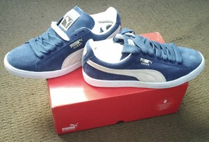 puma suede ensign blue