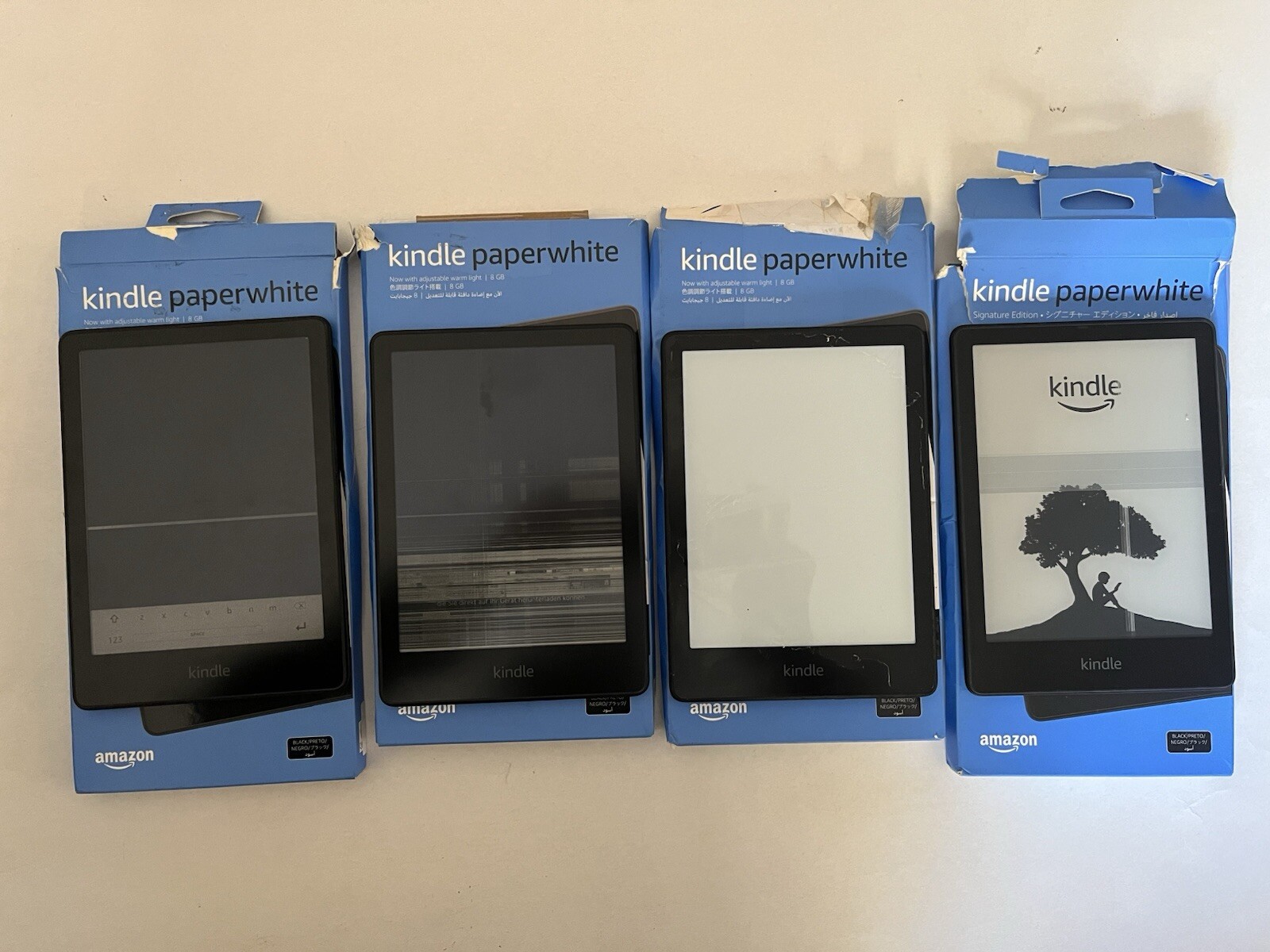 4 Kindle Paperwhite 11th Gen E-Readers - Bulk Set-image