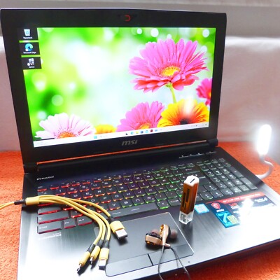 MSI GT62 Dominator PRO METAL 15 Zoll GAMING GPU HIGH END 16GB RAM SSD Windows 11