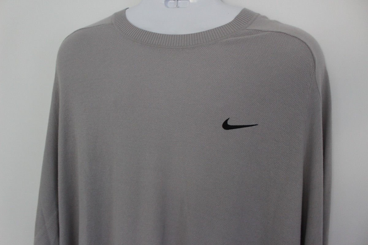 Nike Tiger Woods Golf Sweater Lightweight Solid DR5291-077 Men's