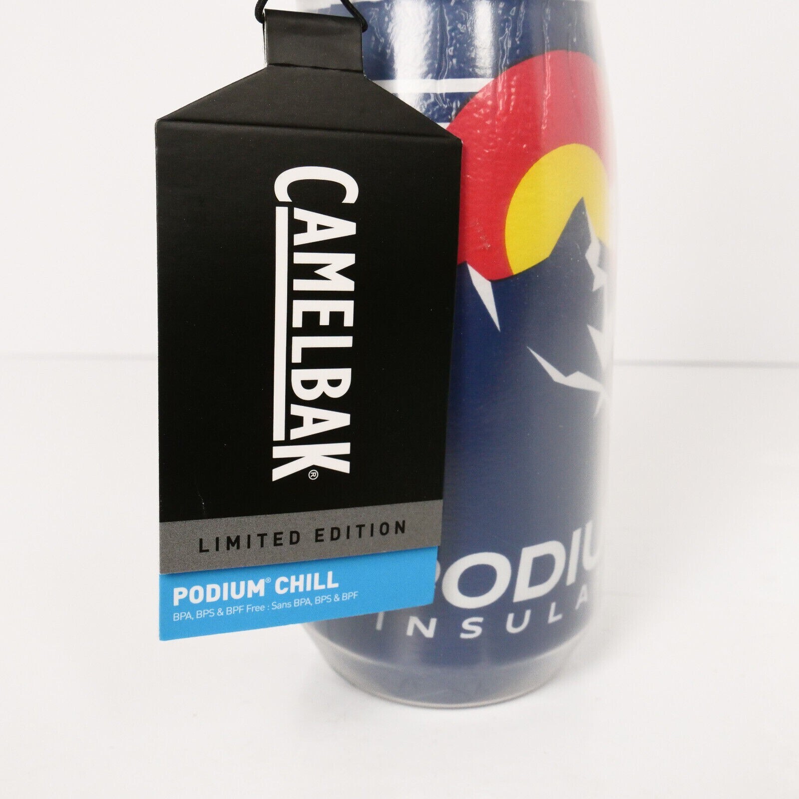 NWT Limited Edition Blue Podium Chill Colorado Camelbak Water Bottle