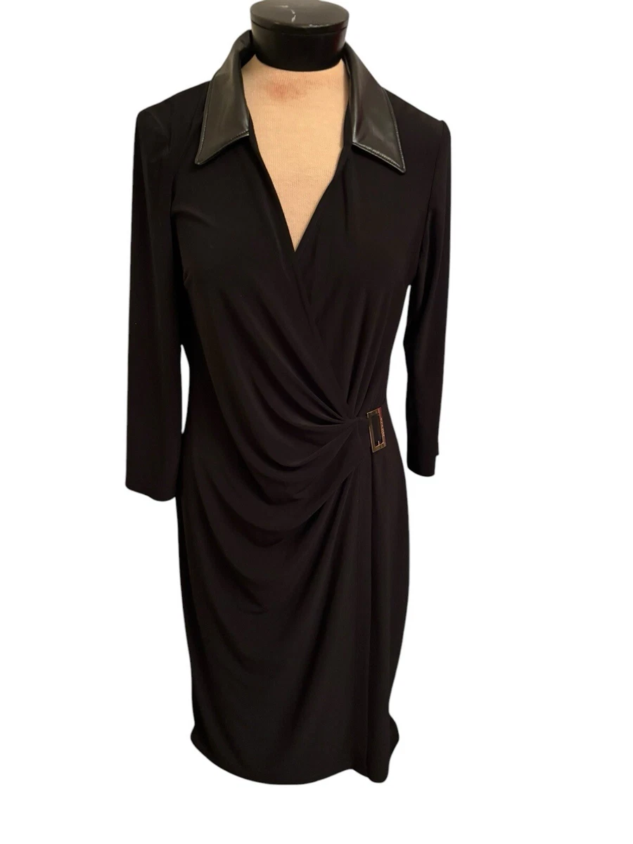 faux leather slip dress Faux Leather Slip Dress main image 1