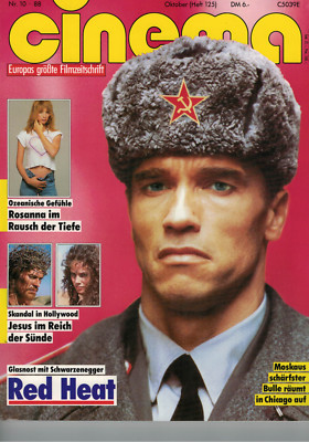 Cinema Zeitschrift, Heft Nr. 125, Oktober 1988, RED HEAT-ARNOLD SCHWARZENEGGER