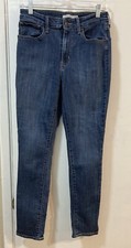 LEVI'S STRAUSS Blue Jeans Denim 721 High Rise Skinny Stretch Women's 30" x 29"