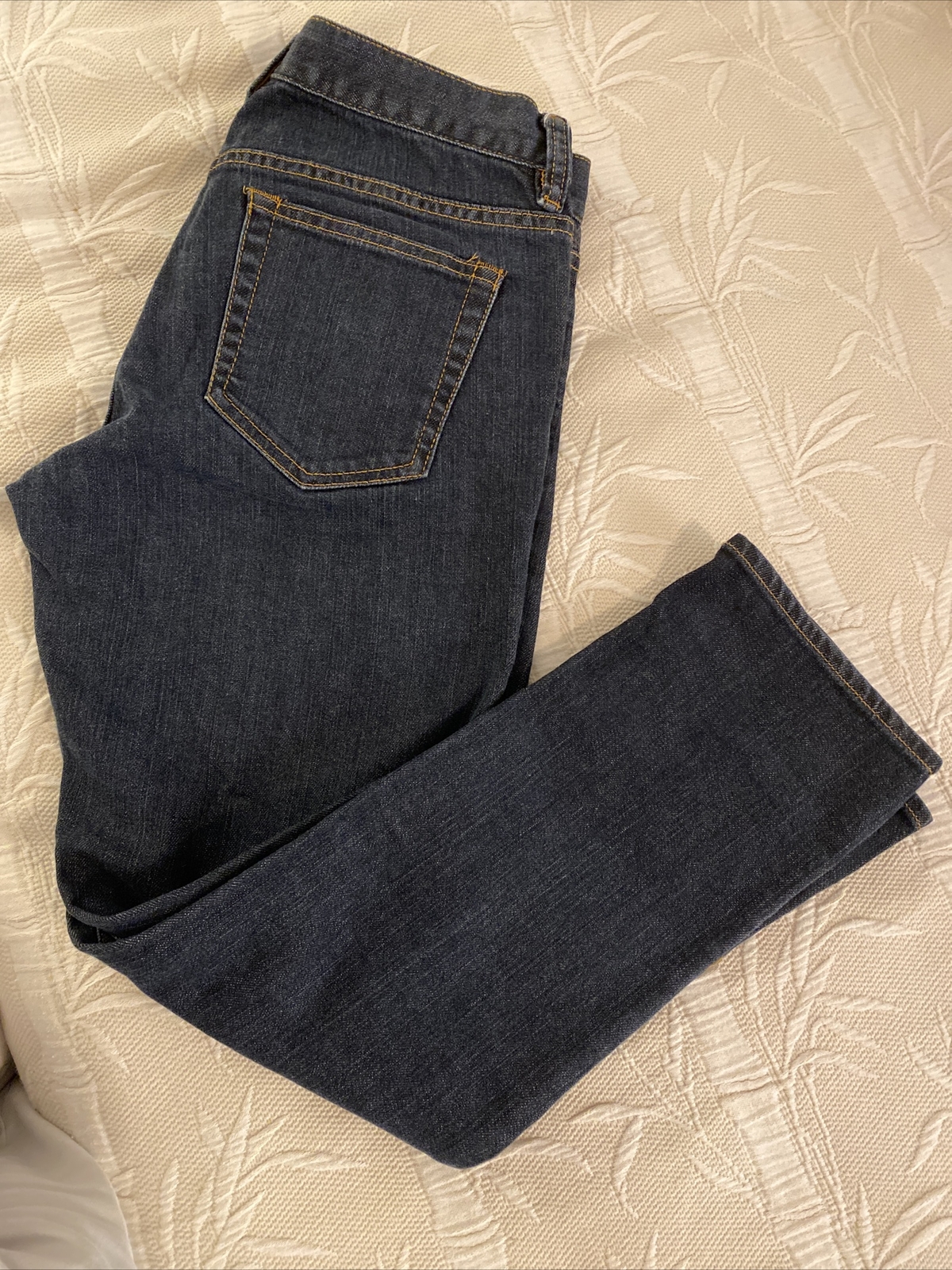 Jeans donna Ralph Lauren W32 x L 27 sport pony logo lavaggio scuro skinny dritti