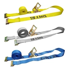 2" x 12' 16' 20' E-Track Ratchet Strap Truck Trailer Enclosed Cargo Van