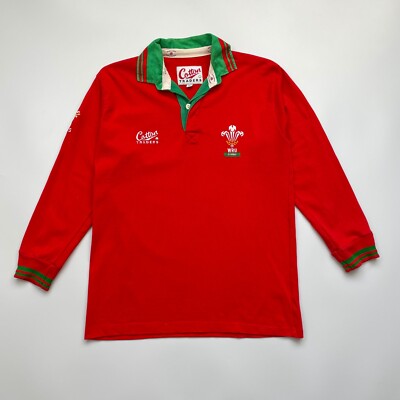 Cotton Traders VTG Wales 1991-93 ラガーシャツ Cotton Traders VTG Wales 1991-93 ラガーシャツ