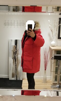 NEW GREY LABEL EDITION RED CANADA GOOSE EXPEDITION MEDIUM FITS 