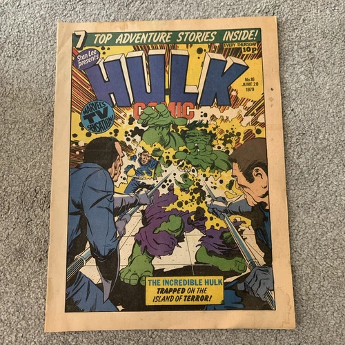 Vintage - Stan Lee Presents Hulk Comic No 16 June 1979 Marvel UK