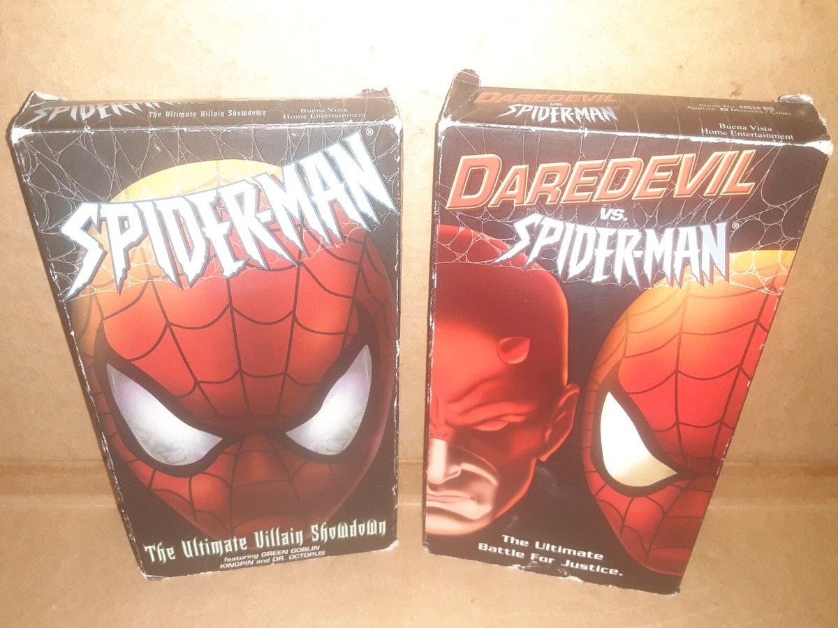 Spiderman & Daredevil Vs. Spiderman On VHS (2002,2003) | eBay