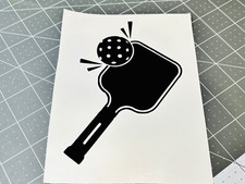 Pickleball Vinyl Decal Many Sizes  Colors Buy 2 Get 1 FREE  FREE Ship 2