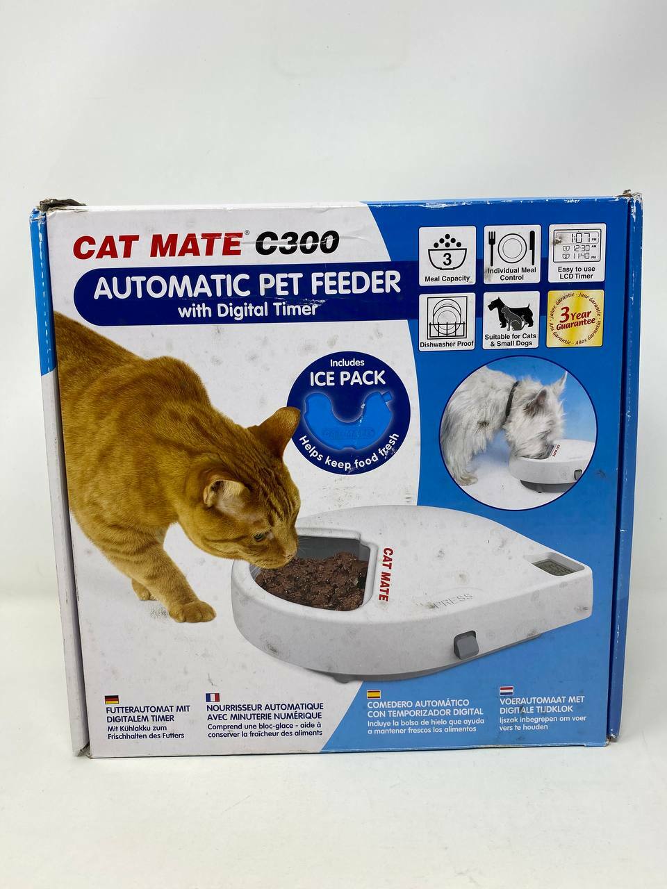Cat Mate C300 Automatic Digital Pet Feeder for Dogs and Cats