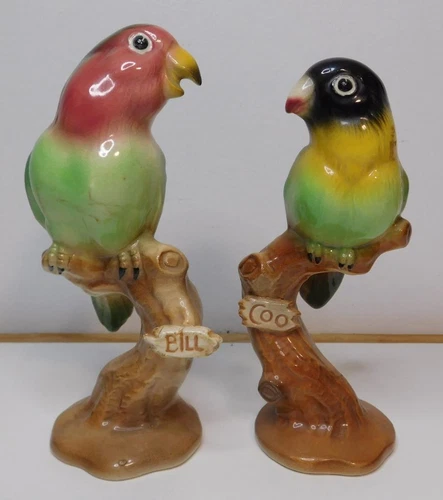 Rare "Bill & Coo" Figurines from Ken Murray's 1947 Movie California Pottery