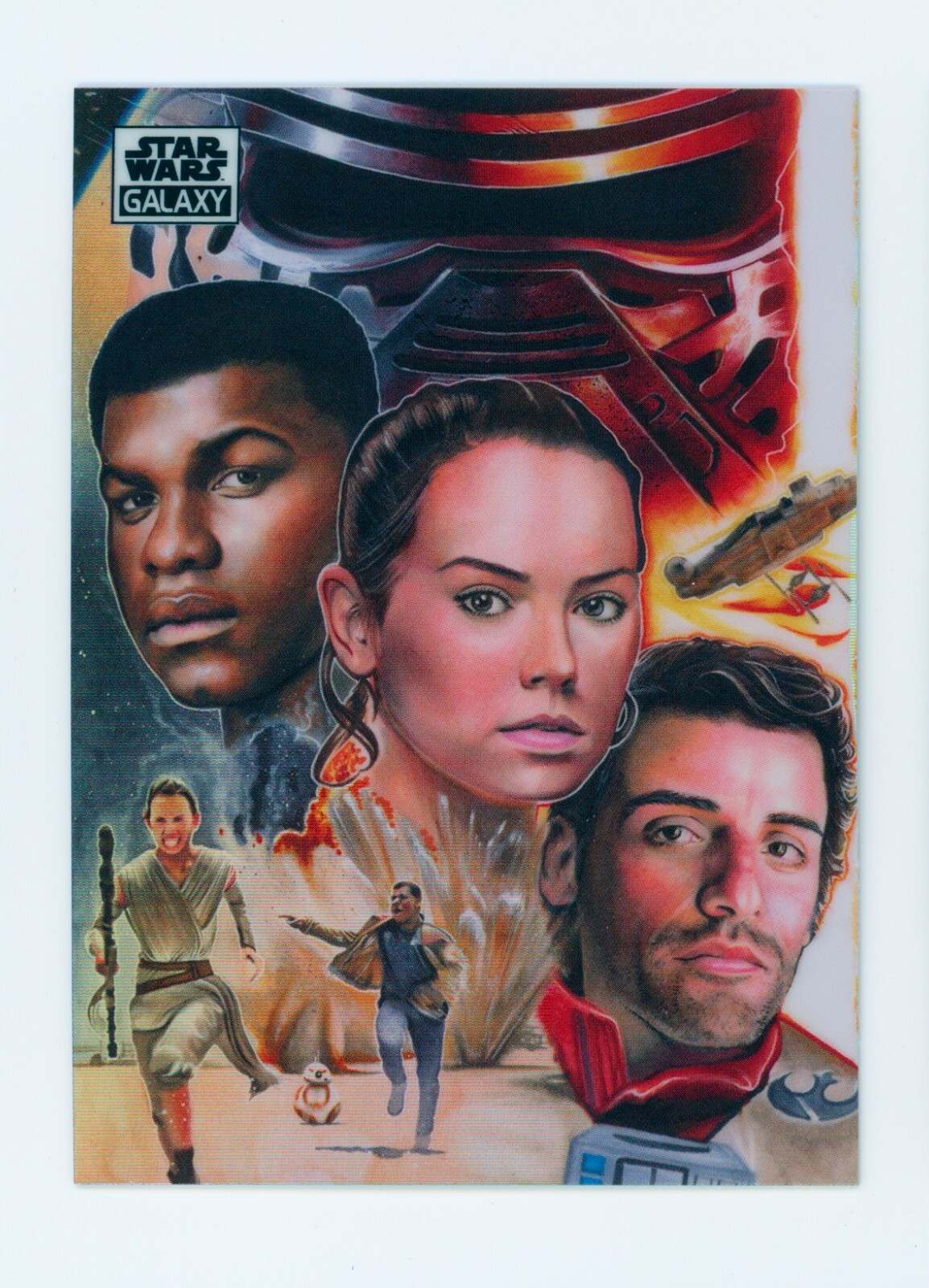 2021 Triple Threat Topps Chrome Star Wars Galaxy Refractor #20 SP