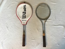 Lot of 2 Vintage Wilson T2000 Metal Tennis Rackets