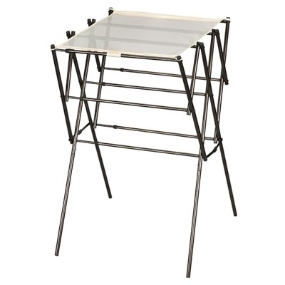 Household Essentials 5175 Collapsible Expandable Metal Clothes Drying Rack,