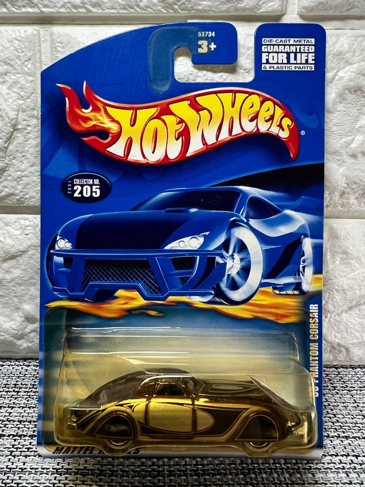 Hot Wheels '38 Phantom Corsair 2001 Collector No. 205 Brown
