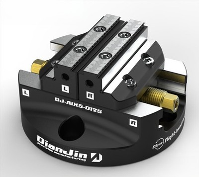 Four/five-axis quick-change fixture zero-point disc type integral concentricVise