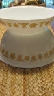 Corelle Mixing Bowls Lot of 2 Gold Butterfly Pyrex Compatible Cottage Core Retro