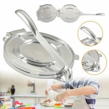 Pancake Press Maker Tool Aluminium Heavy Manual Restaurant Tortilla 8 Inches