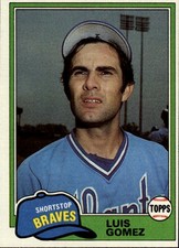 1981 Topps Baseball Card #477 Luis Gomez - NM Condition