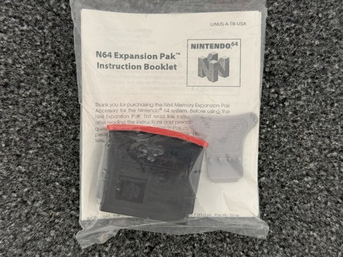 Nintendo 64 Expansion Pak Memory & Tool Factory Sealed N64 Genuine Spare Part - Picture 2 of 6