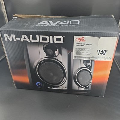 M-Audio Studiophile AV 40 Studio Monitor Shelf Computer Media Speakers (EAS)