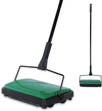Carpet Sweeper Cleaner for Home Office Low&Undercoat Carpets Rugs Pet Hair Dust