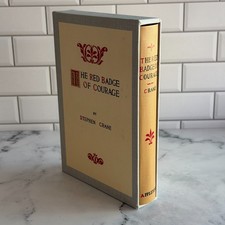 First Edition Library Crane THE RED BADGE OF COURAGE Facsimile HC Slipcase FEL