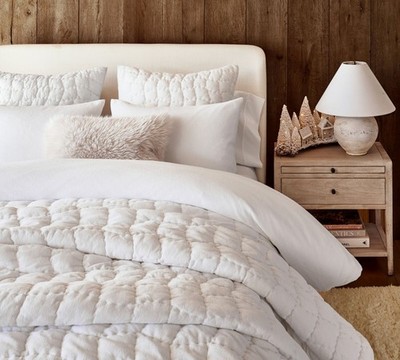 Pottery Barn Cozy Cloud Handcrafted Quilt Full/Queen (US STOCK)