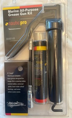 Johnson Evinrude Nautic Pro Marine All-Purpose Grease Gun Kit 3040149 New Sealed