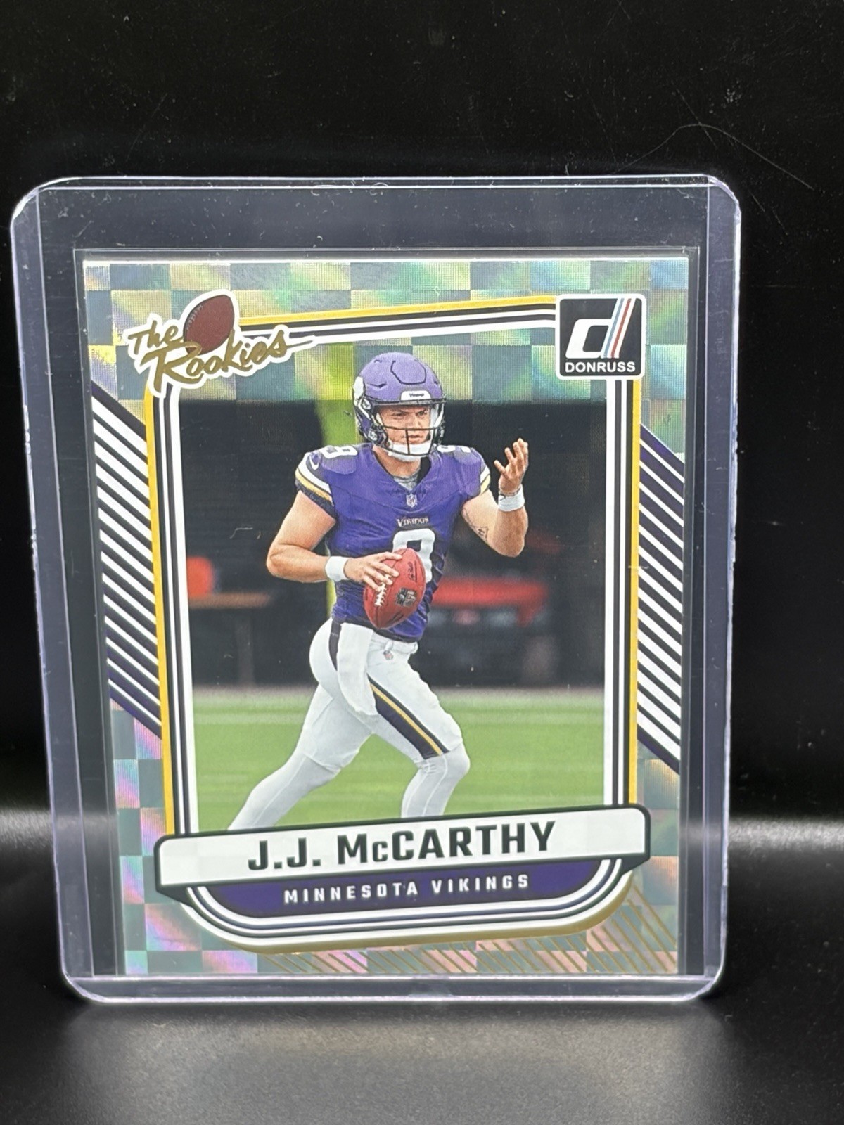2024 Panini Donruss - The Rookies J.J. McCarthy #TR-1 (RC) - Minnesota Vikings